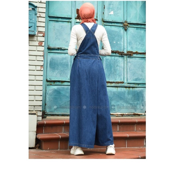 NWT Overalls Wide Leg Deep Pockets US Size 12 - Picture 5 of 8